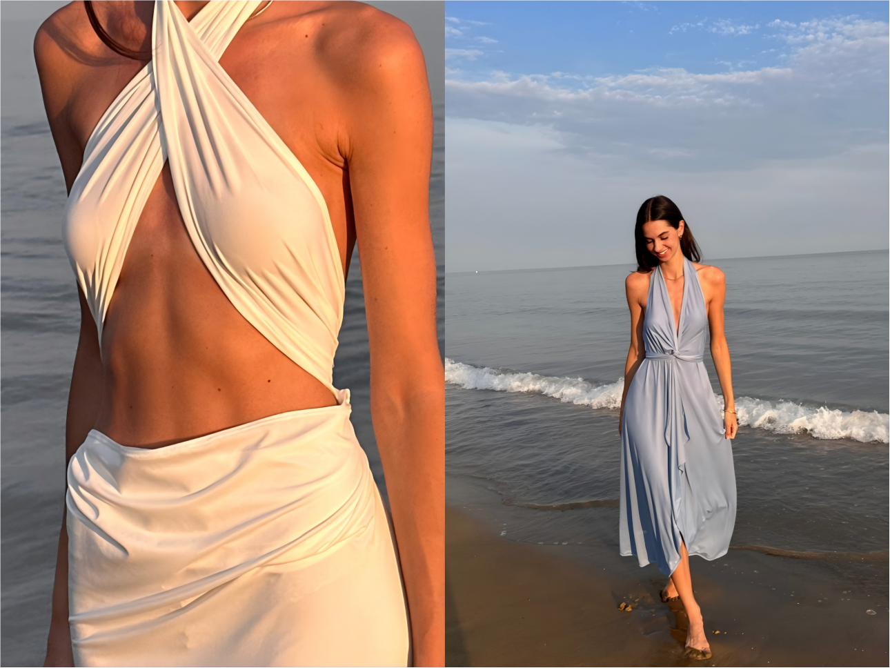 beach infinity dress Summer Beach Dress| Butterfly Infinity Mini Dress | Tie die Infinity Dress