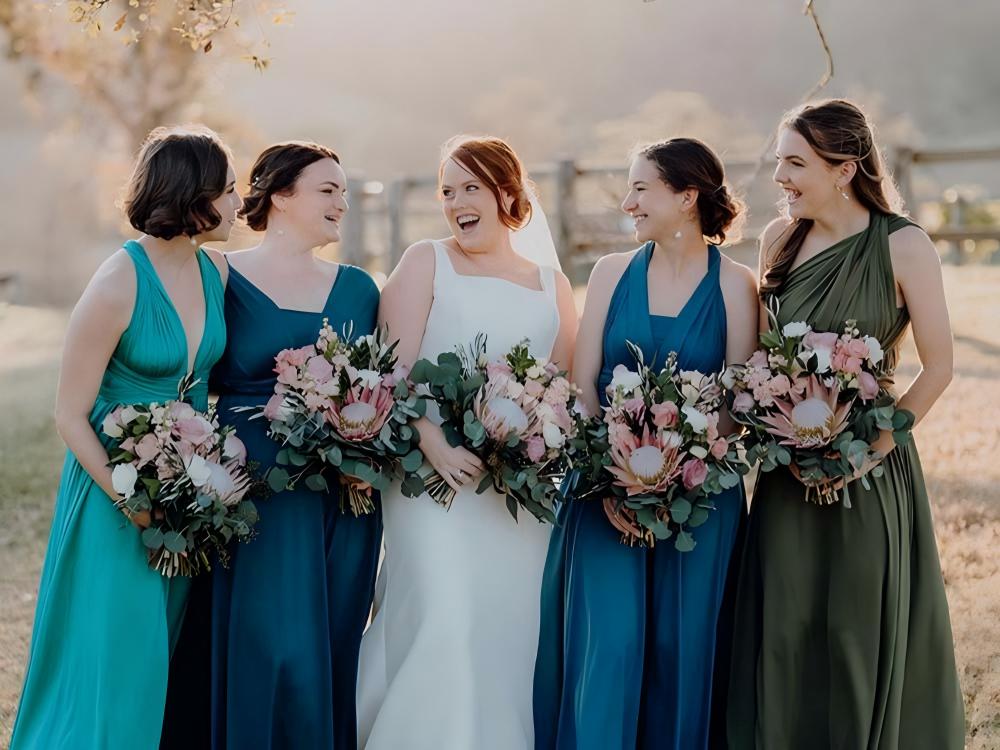 Infinity Dresses for Weddings Make Bridesmaid Dress Worries Disappear