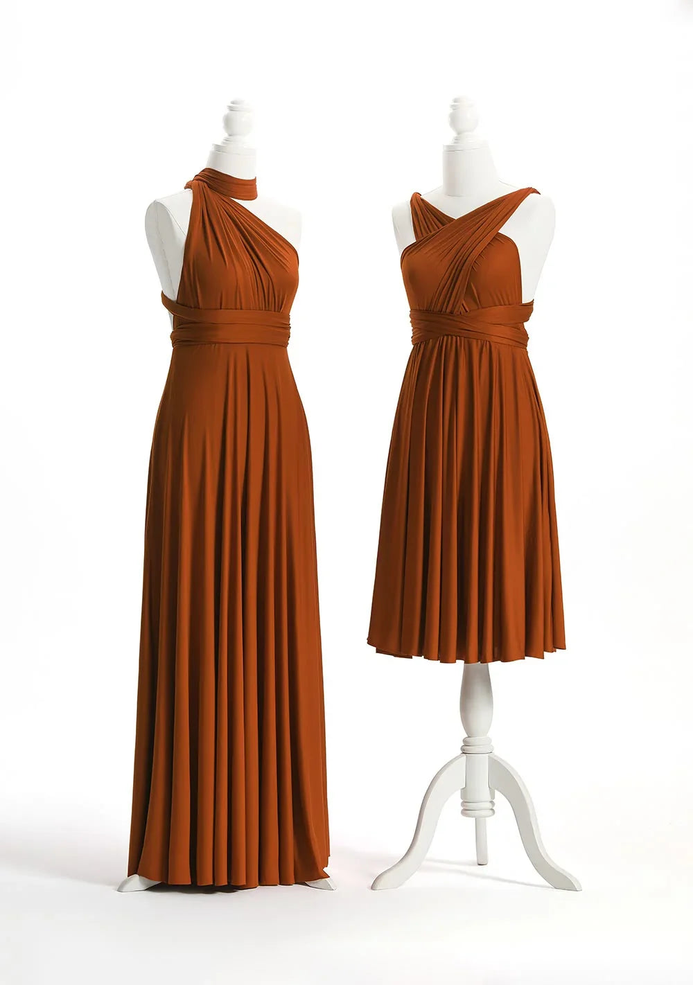 72Styles Burnt Orange Multiway Infinity Dress