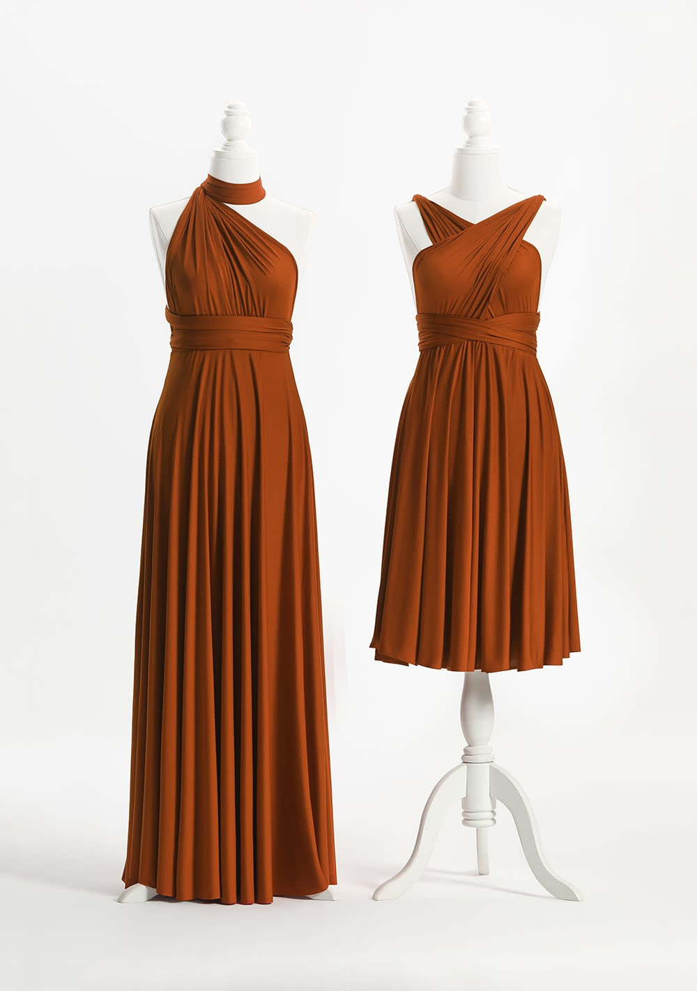 72Styles Burnt Orange Multiway Infinity Dress
