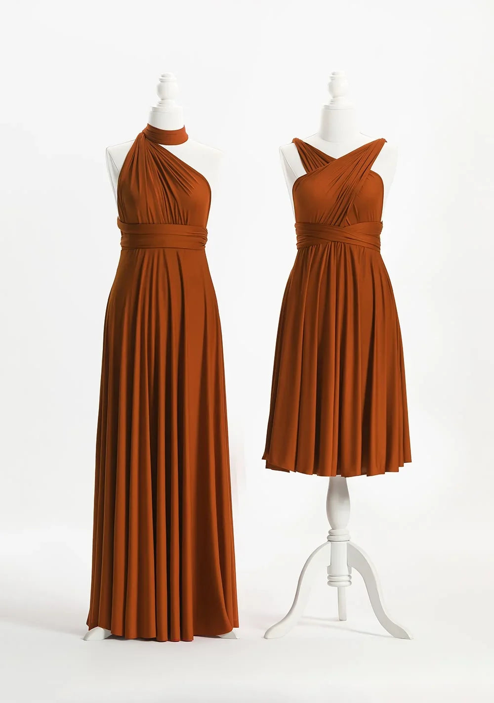 72Styles Burnt Orange Multiway Infinity Dress