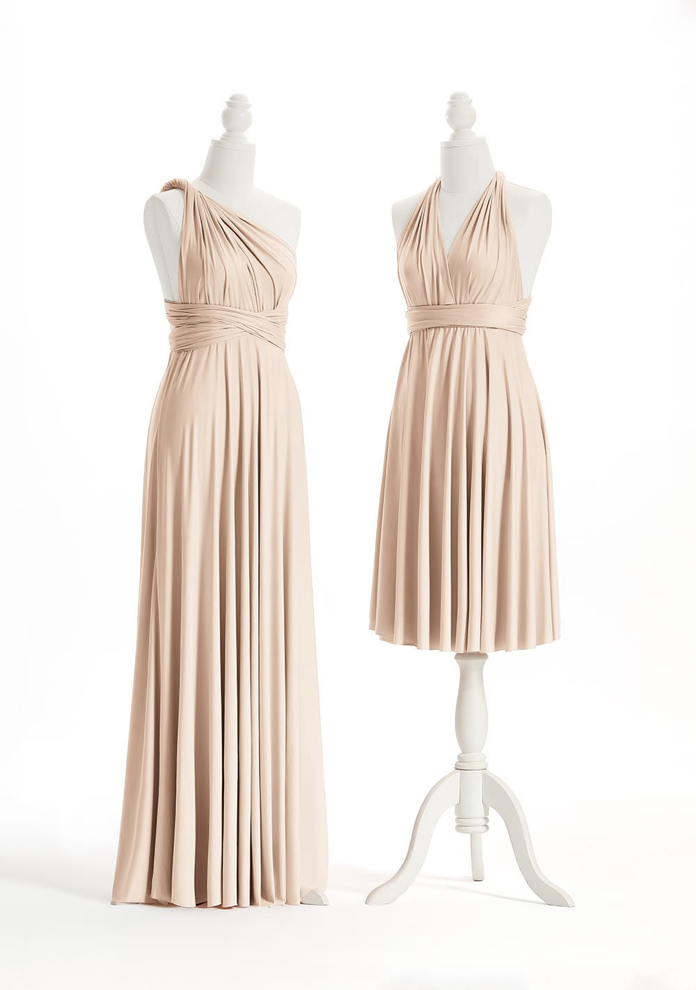 72Styles Champagne Multiway Infinity Dress