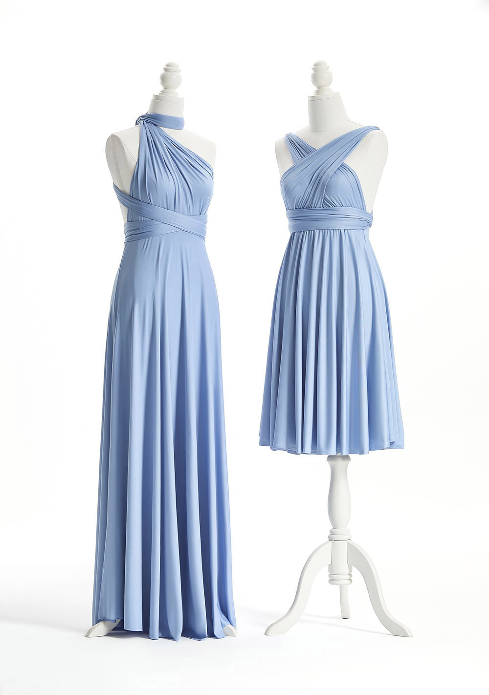 72 Styles Dusty Blue Multiway Convertible Infinity Dress