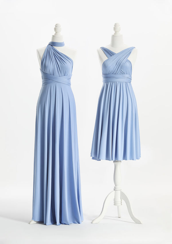 Plus Size All-Occasion Dusty Blue Dress
