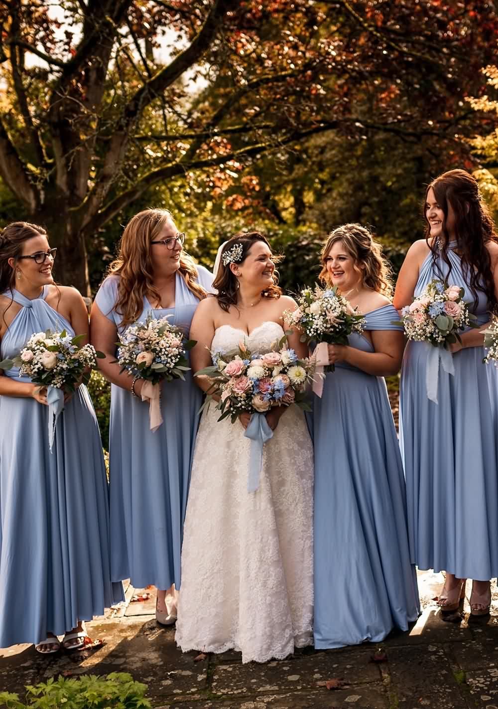 72 Styles Dusty Blue Multiway Convertible Infinity Dress