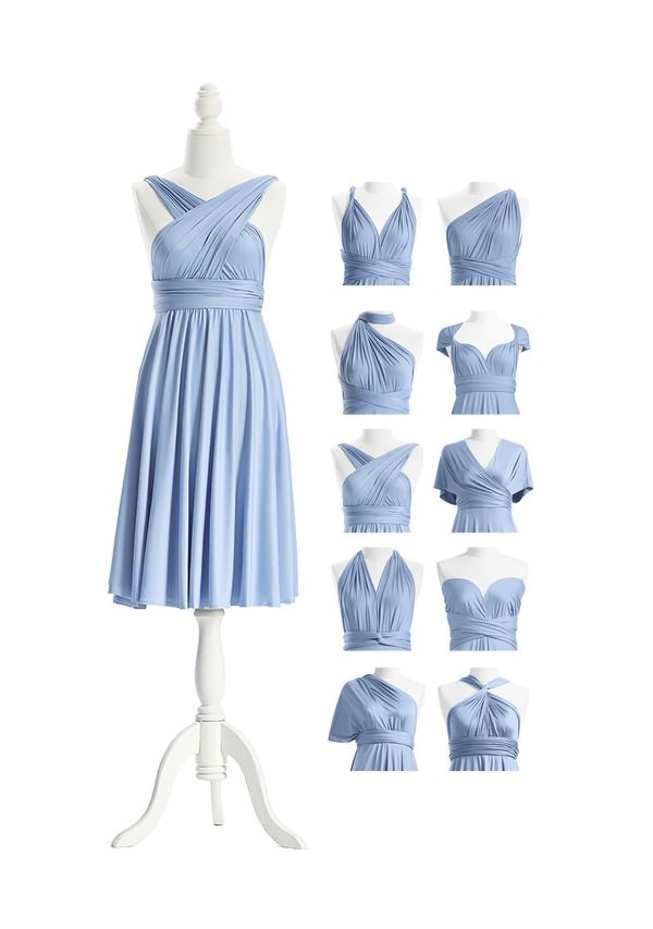 72 Styles Dusty Blue Multiway Convertible Infinity Dress
