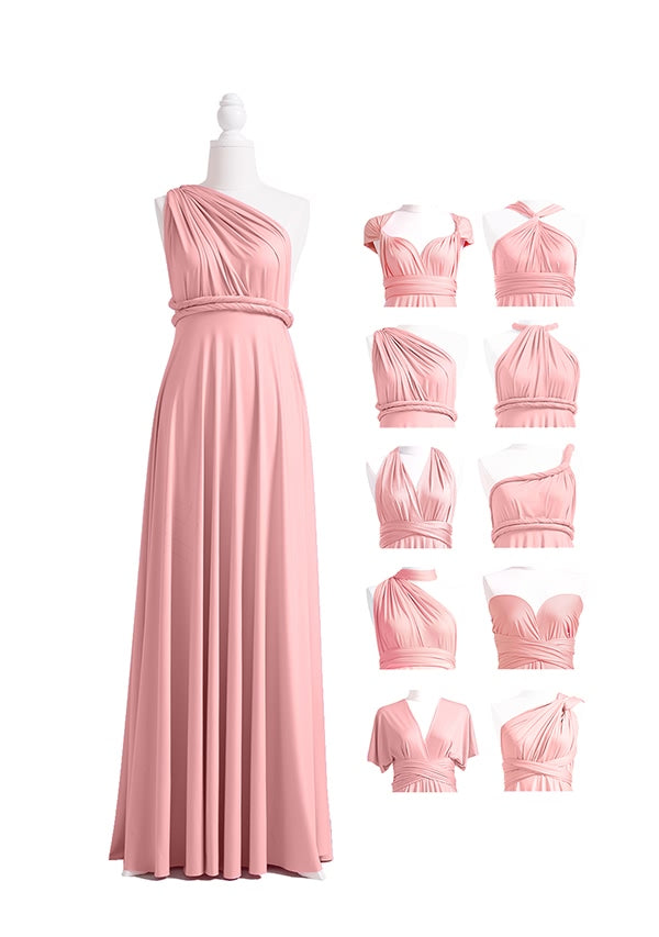 Dusty Rose Maxi Multiway Infinity Dress