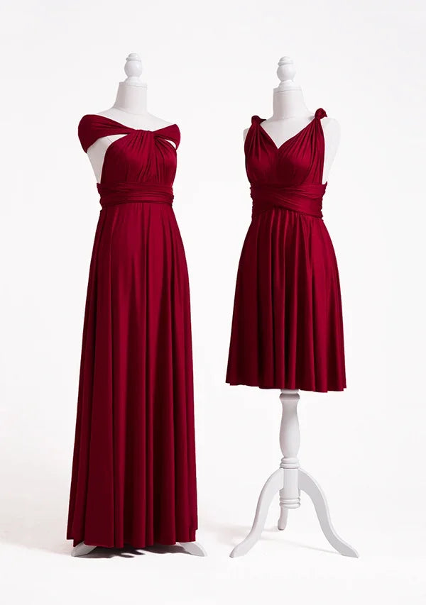 72Styles Burgundy Wine Multiway Convertible Infinity Dress