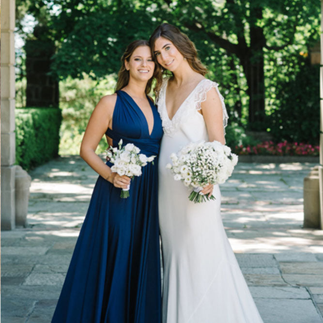 72Styles Infinity Dress Navy for bridesmaids