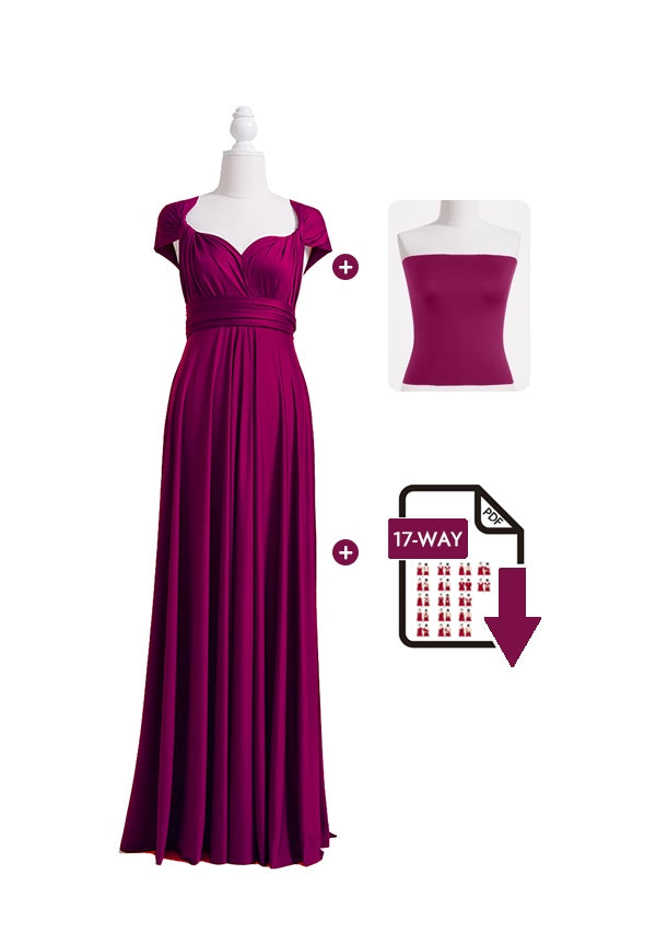 72Styles Plum Infinity Dress Free Bandeau and Tutorials