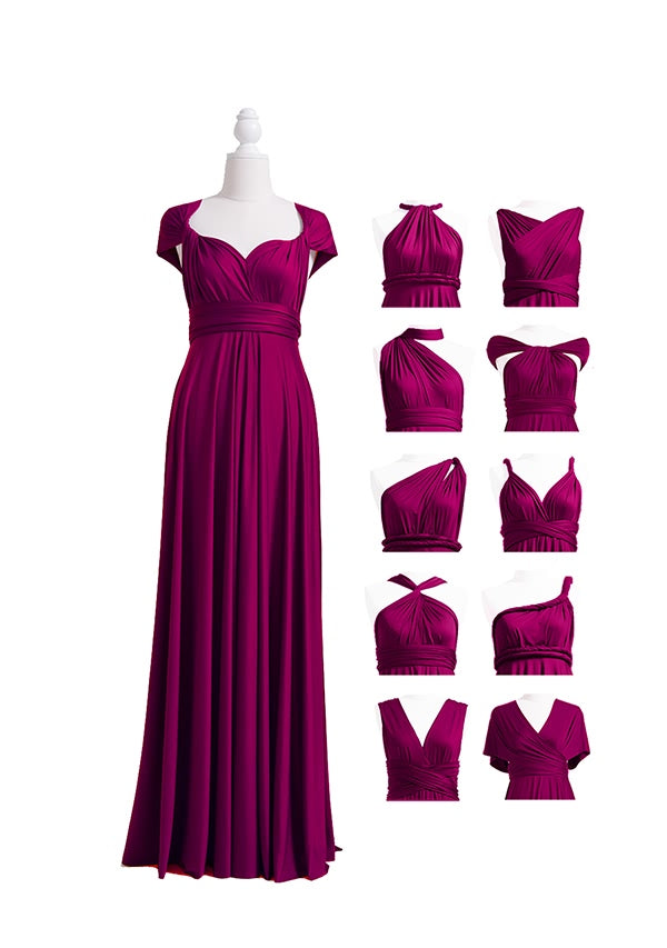 72Styles Plum Maxi Infinity Dress