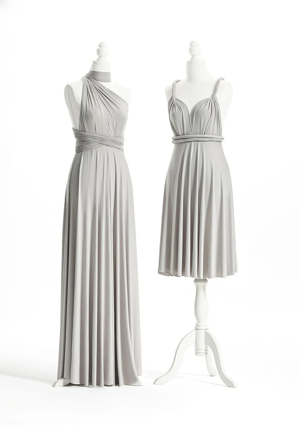 72Styles Silver Grey Multiway Infinity Dress