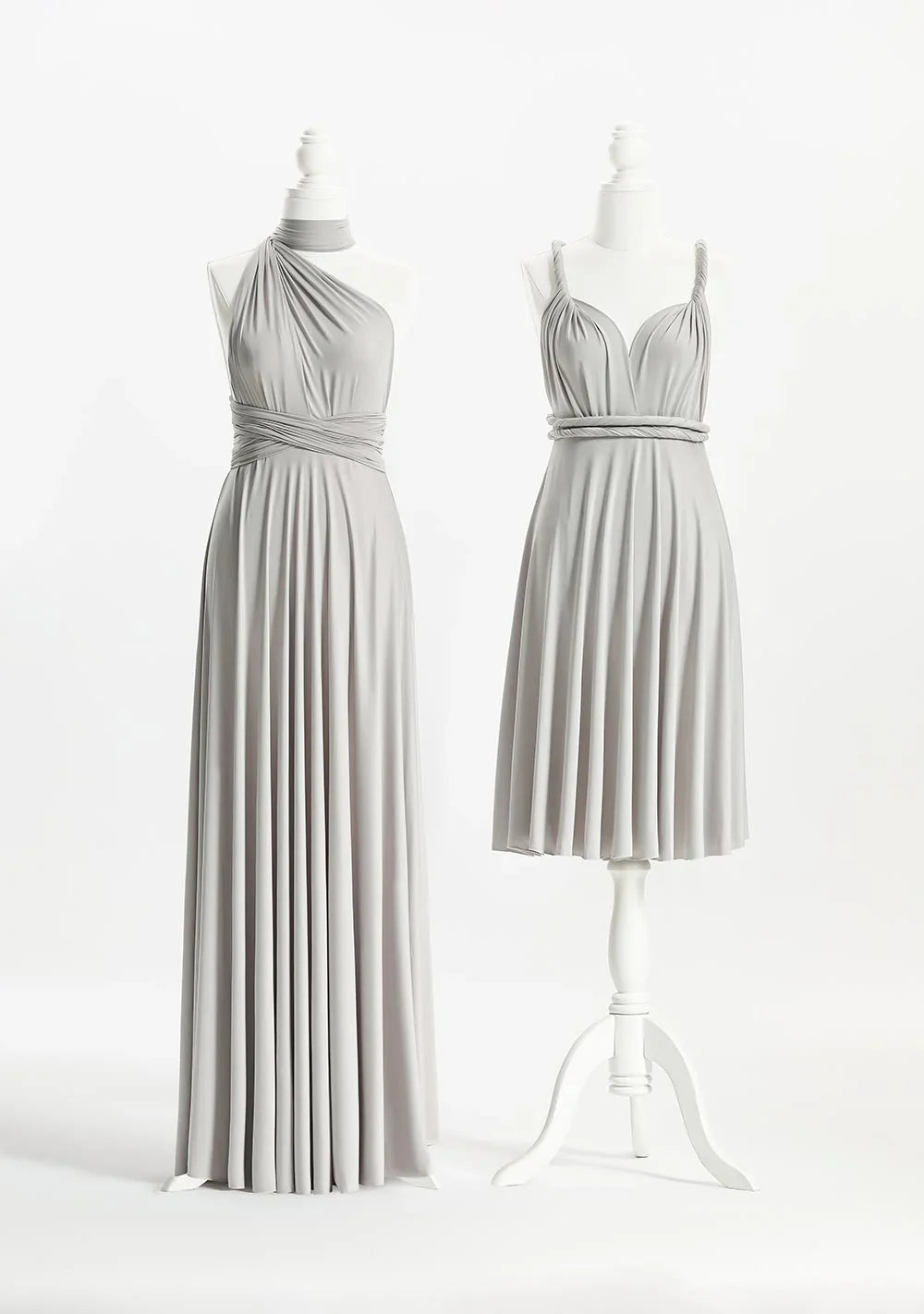 72Styles Silver Grey Multiway Infinity Dress