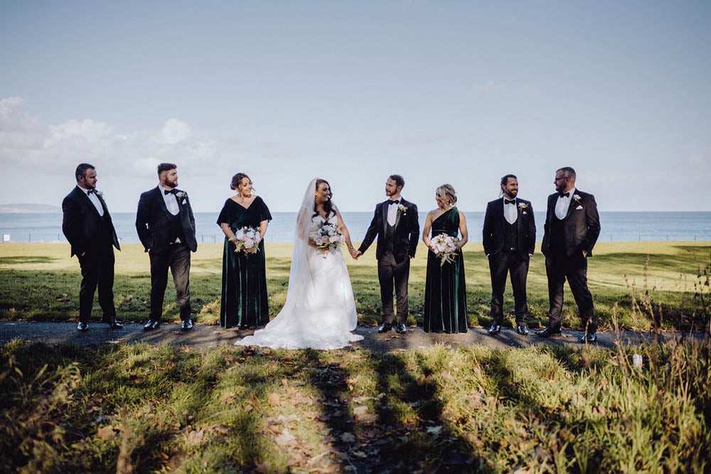 72Styles Green velvet Infinity Dress for bridesmaids