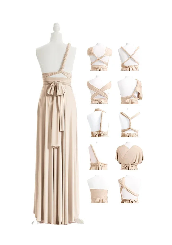 72styles Champagne Multiway Infinity Dress