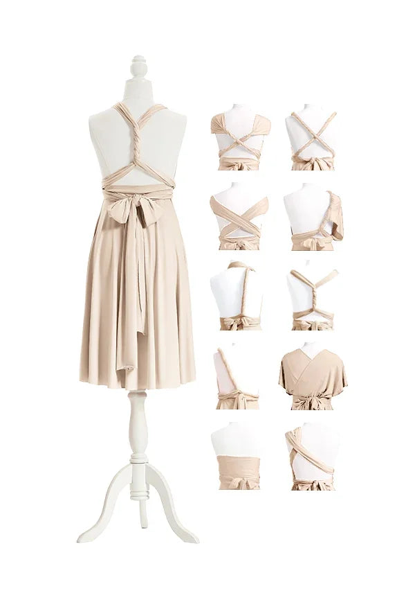 72styles Champagne Multiway Infinity Dress