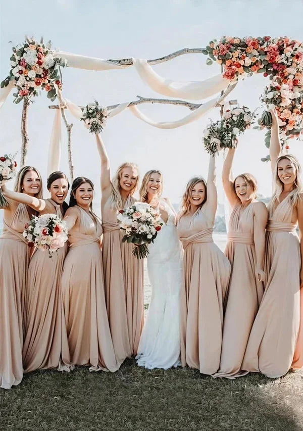 72styles Champagne Multiway Infinity Dress