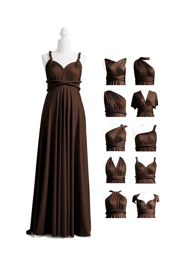 72styles Dark Brown Multiway Infinity Dress