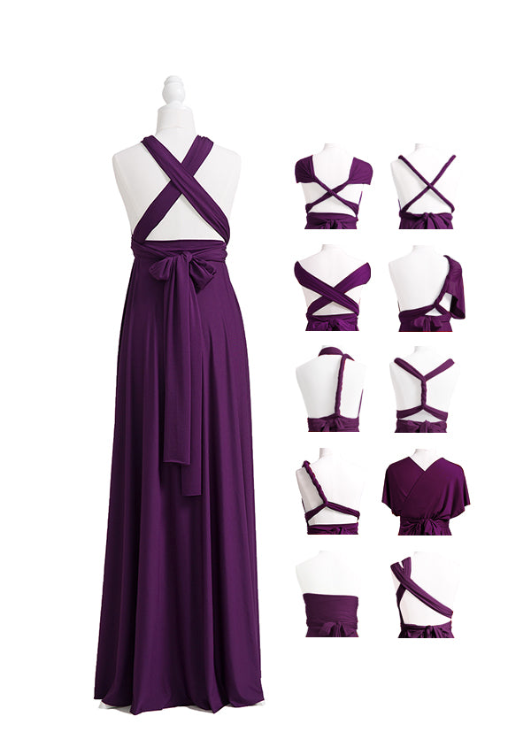 72styles Dark Purple Multiway Infinity Dress