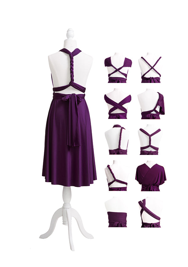 72styles Dark Purple Multiway Infinity Dress
