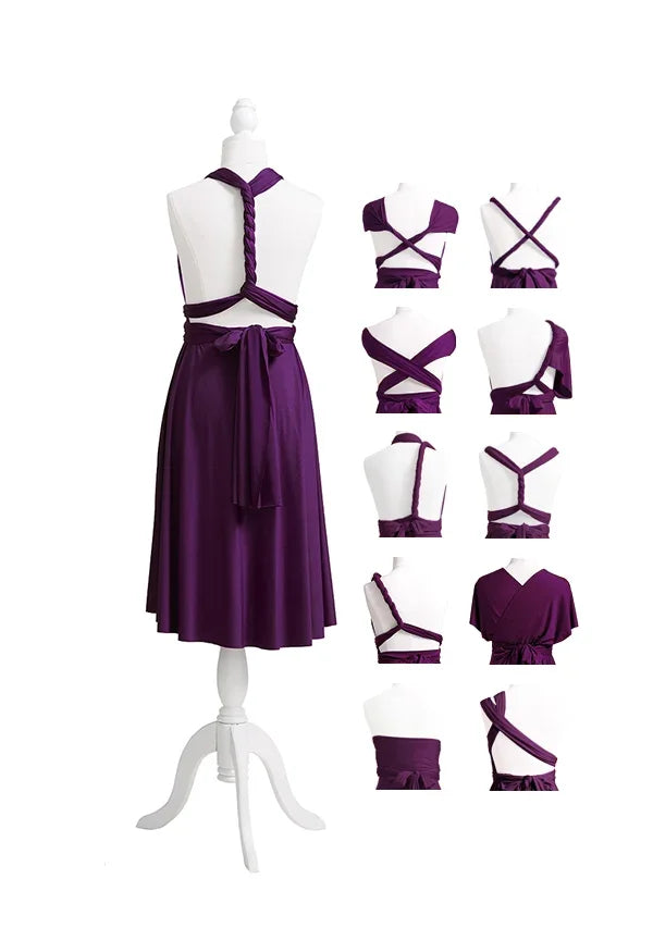 72styles Dark Purple Multiway Infinity Dress