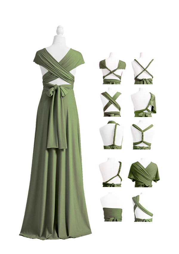 72styles Olive Green Multiway Infinity Dress