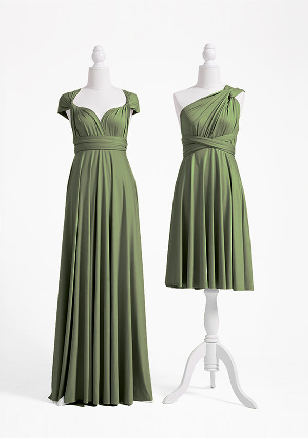 72styles Olive Green Multiway Infinity Dress