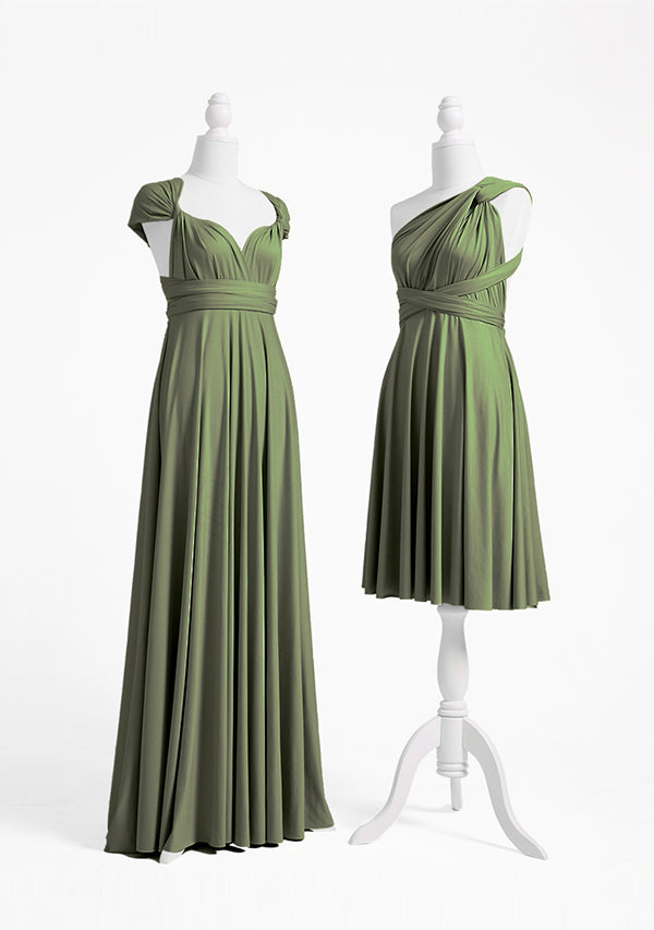 72styles Olive Green Multiway Infinity Dress