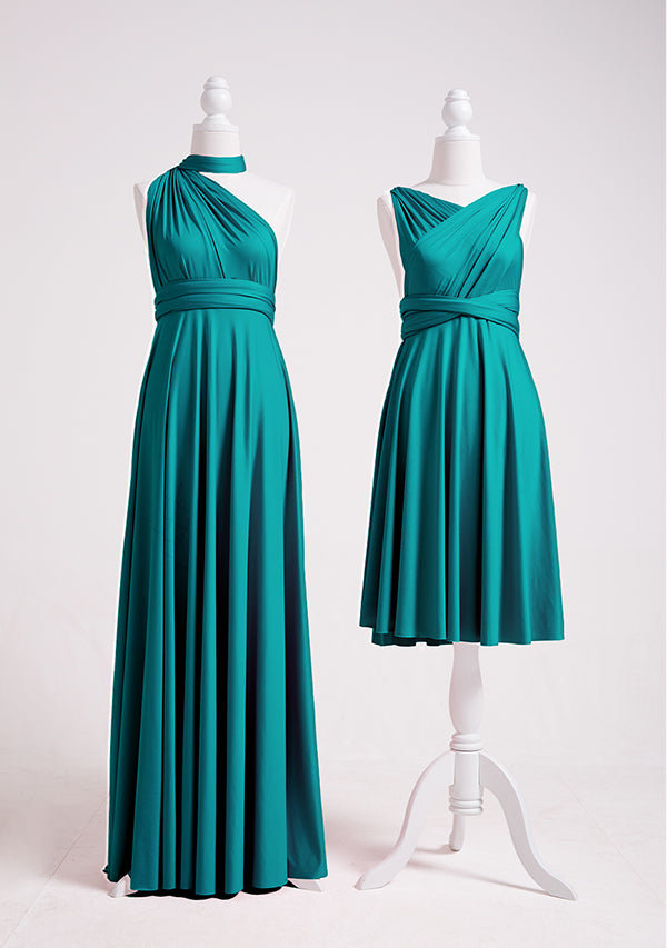 teal multiway bridesmaid dress Emily Rose Teal Multiway Bridesmaid Dress (One Size)