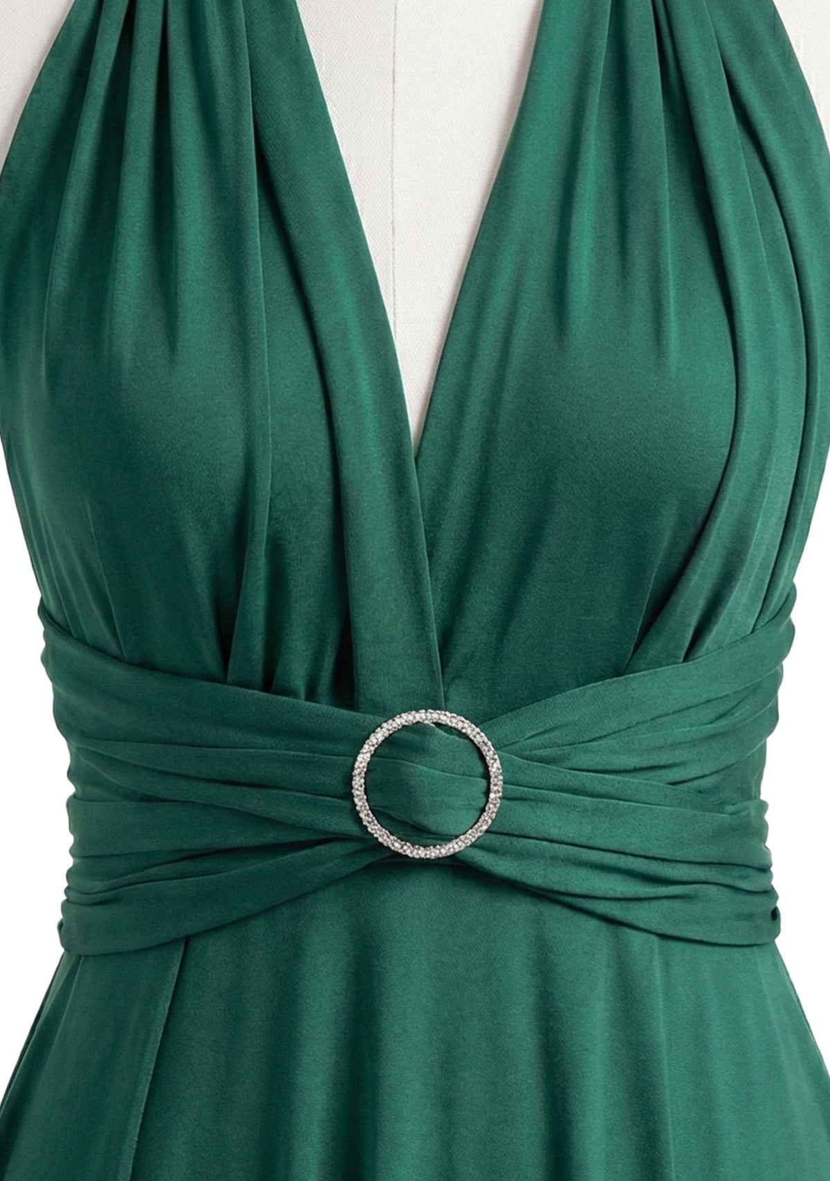 Diamante Round Strap Buckle for Infinity Dress