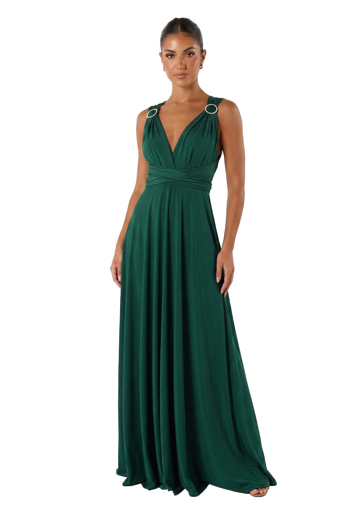 Diamante Round Strap Buckle for Infinity Dress