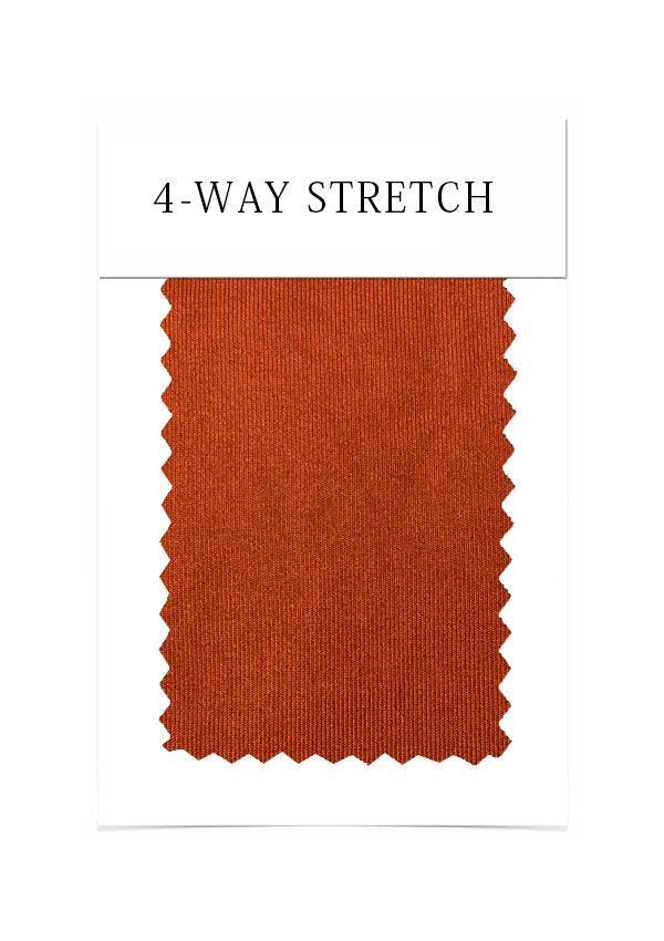 burnt orange dress fabric Portia & Scarlett Hugo Gown