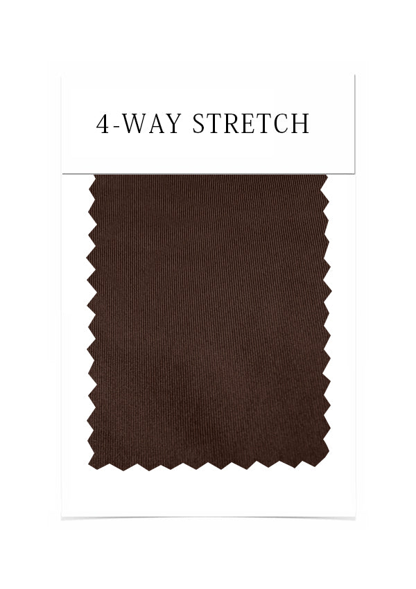 white christmas dresses Dark Brown Infinity Dress Fabric Sample