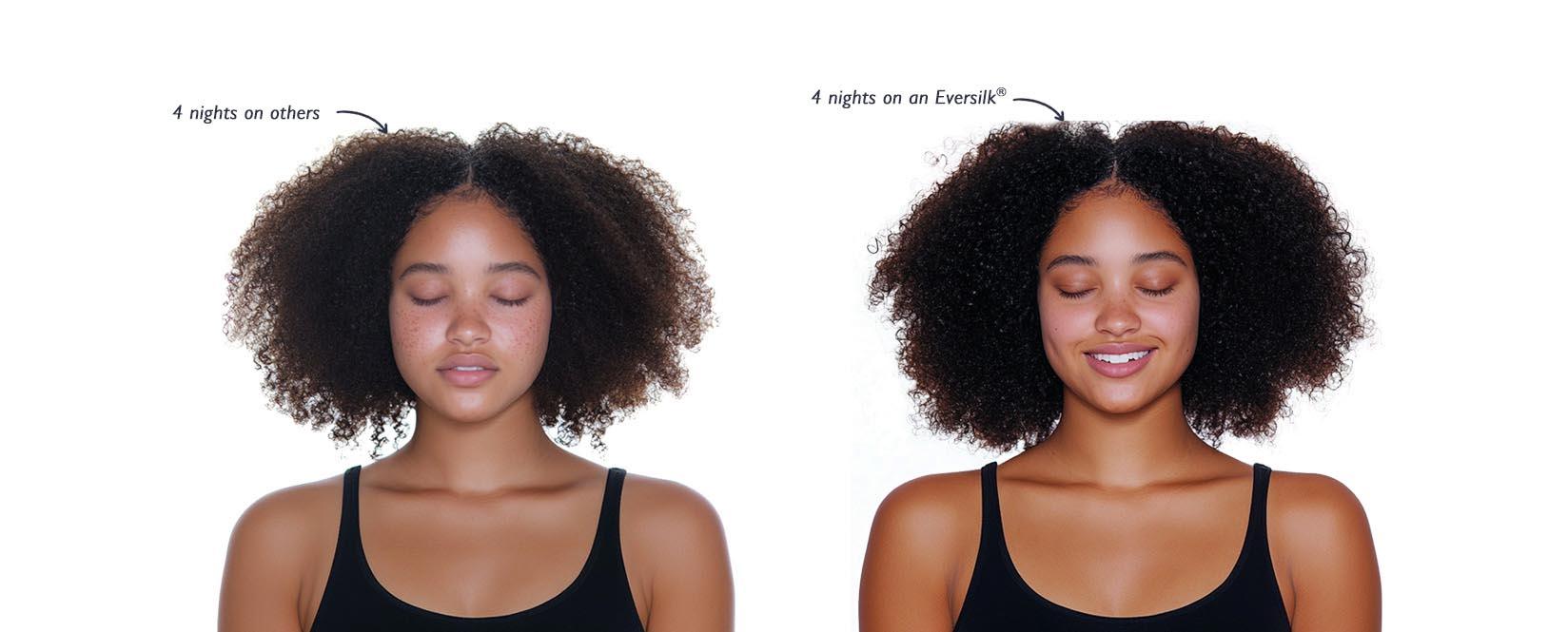 EVERSILK Benefits Before and After for Hair and Skin