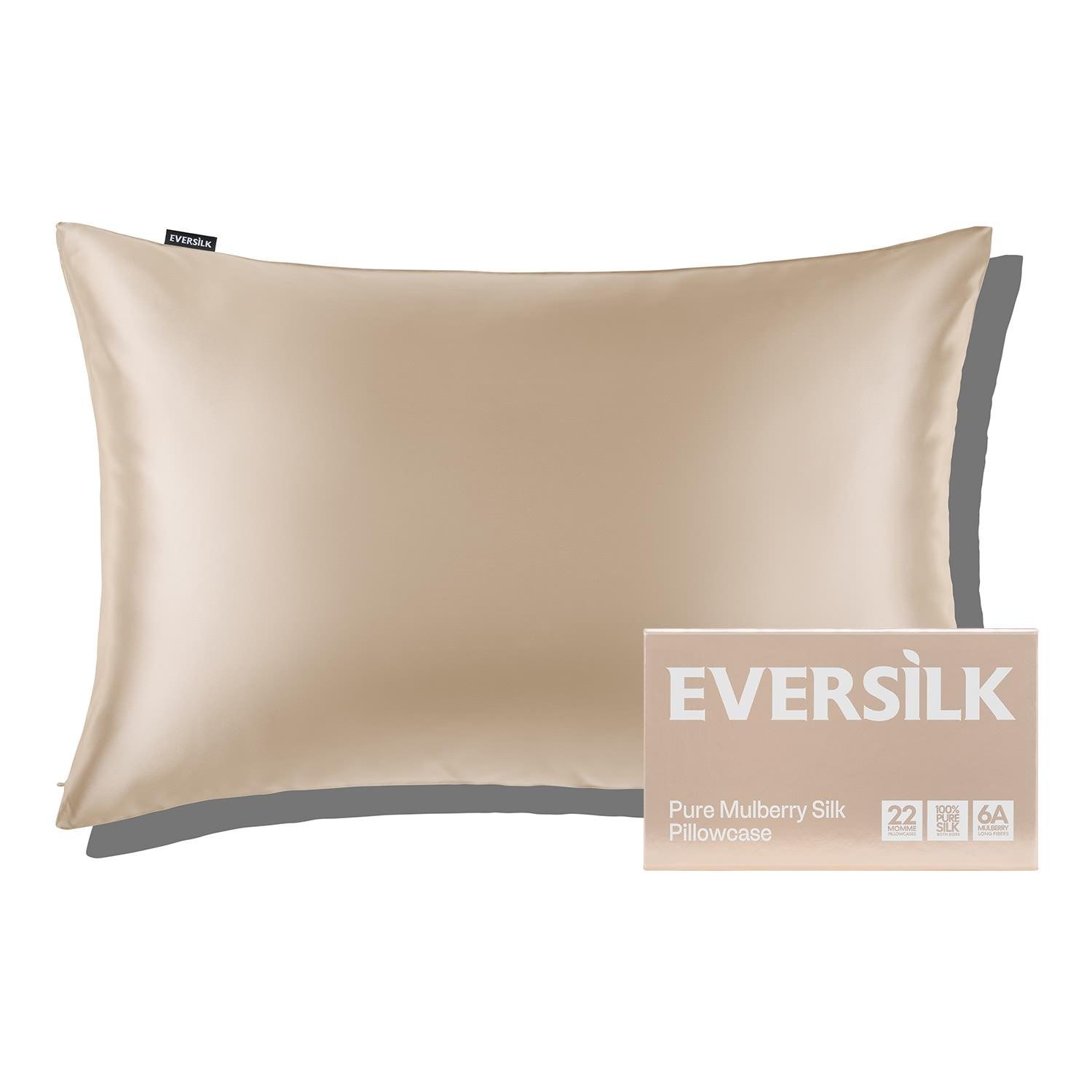 *Ideal Gift* Silk Pillowcase for Hair and Skin - 100% Mulberry Silk - 22 Momme, 6A Grade with Zipper - InfinityDress.com
