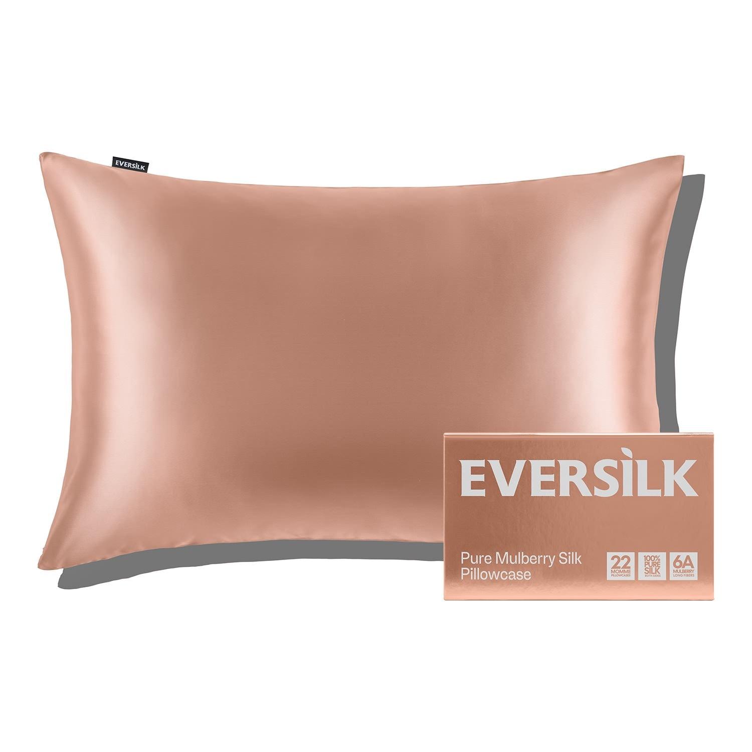 *Ideal Gift* Silk Pillowcase for Hair and Skin - 100% Mulberry Silk - 22 Momme, 6A Grade with Zipper - InfinityDress.com
