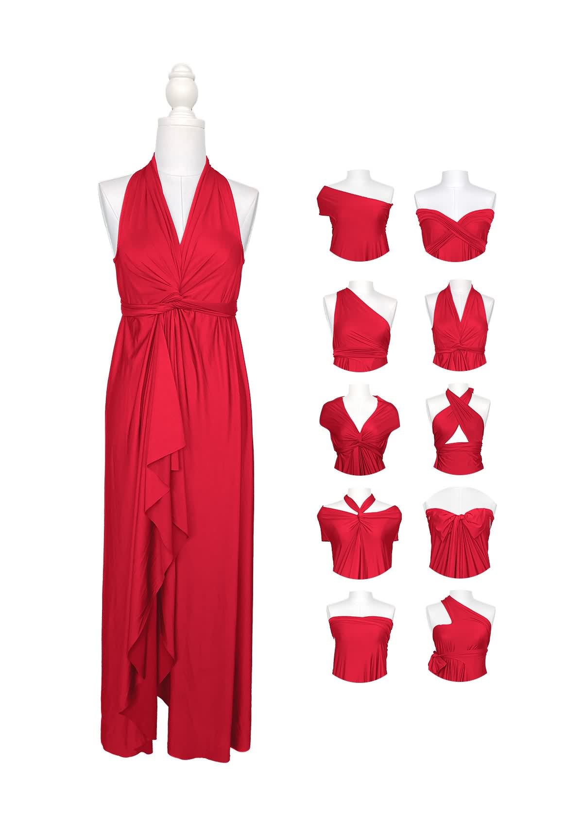 SandSea™ Red Infinity Beach Dress