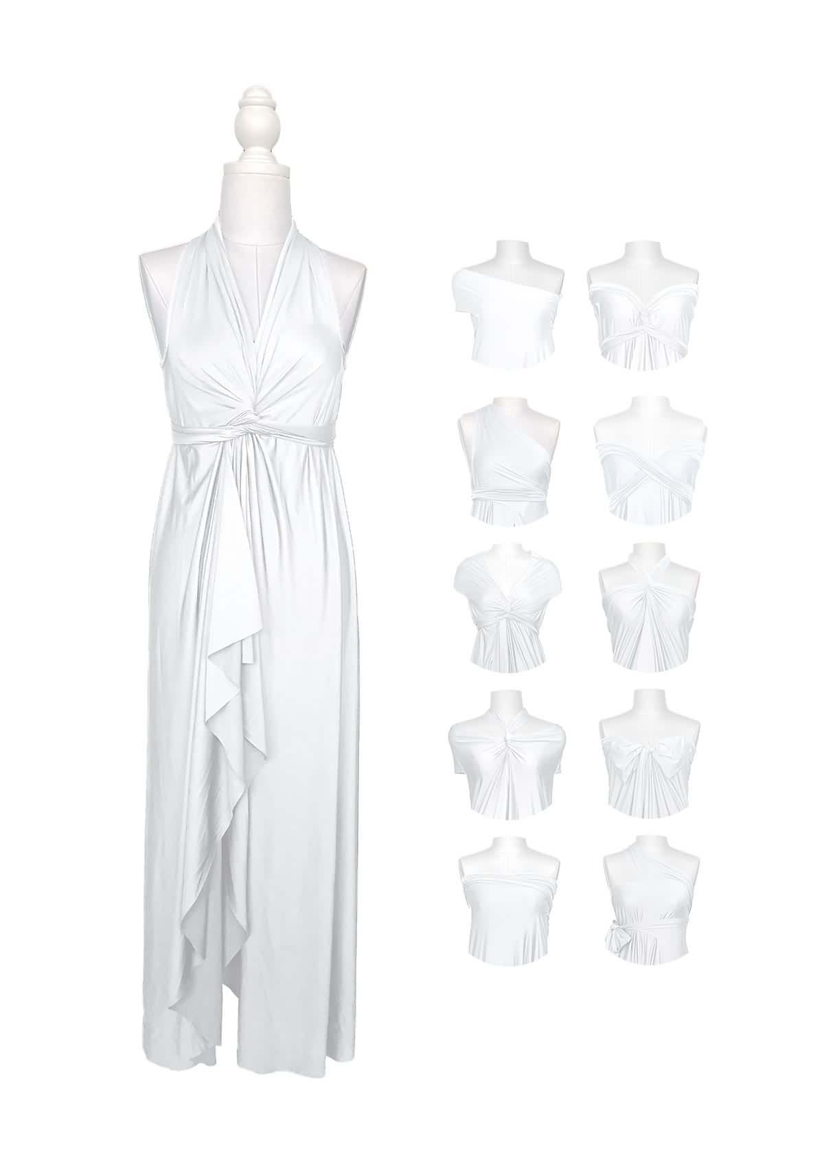 SandSea™ White Infinity Beach Dress