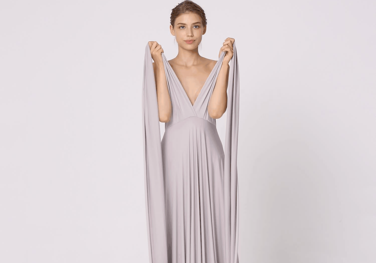 72Styles Silver Grey Infinity Dress Tutorials