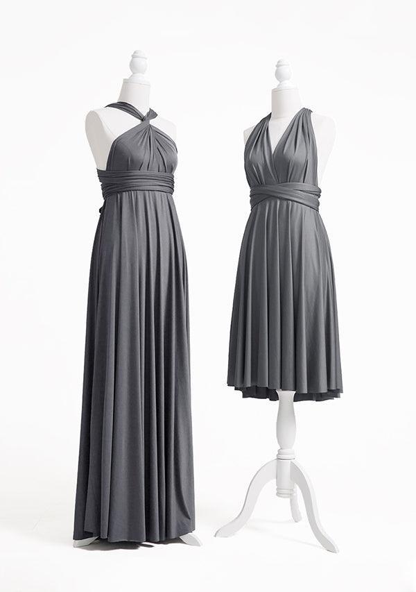 Charcoal Grey Multiway Infinity Dress - InfinityDress.com
