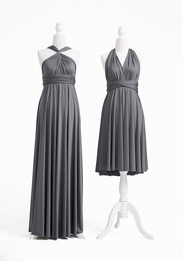 Charcoal Grey Multiway Infinity Dress - InfinityDress.com