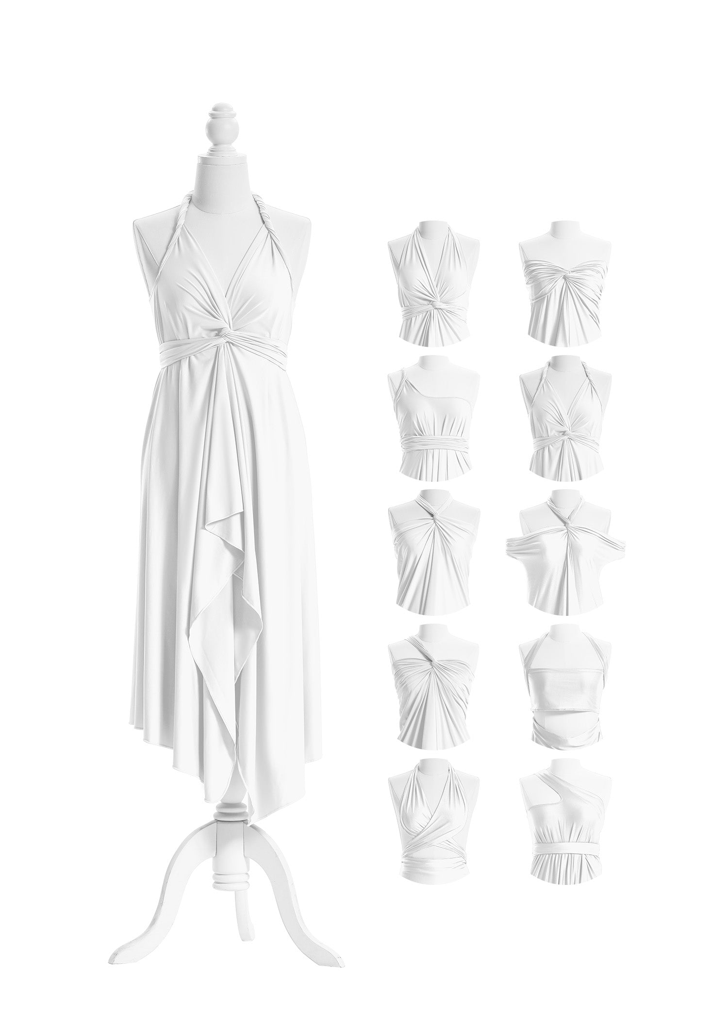 SandSea™ White Infinity Beach Dress