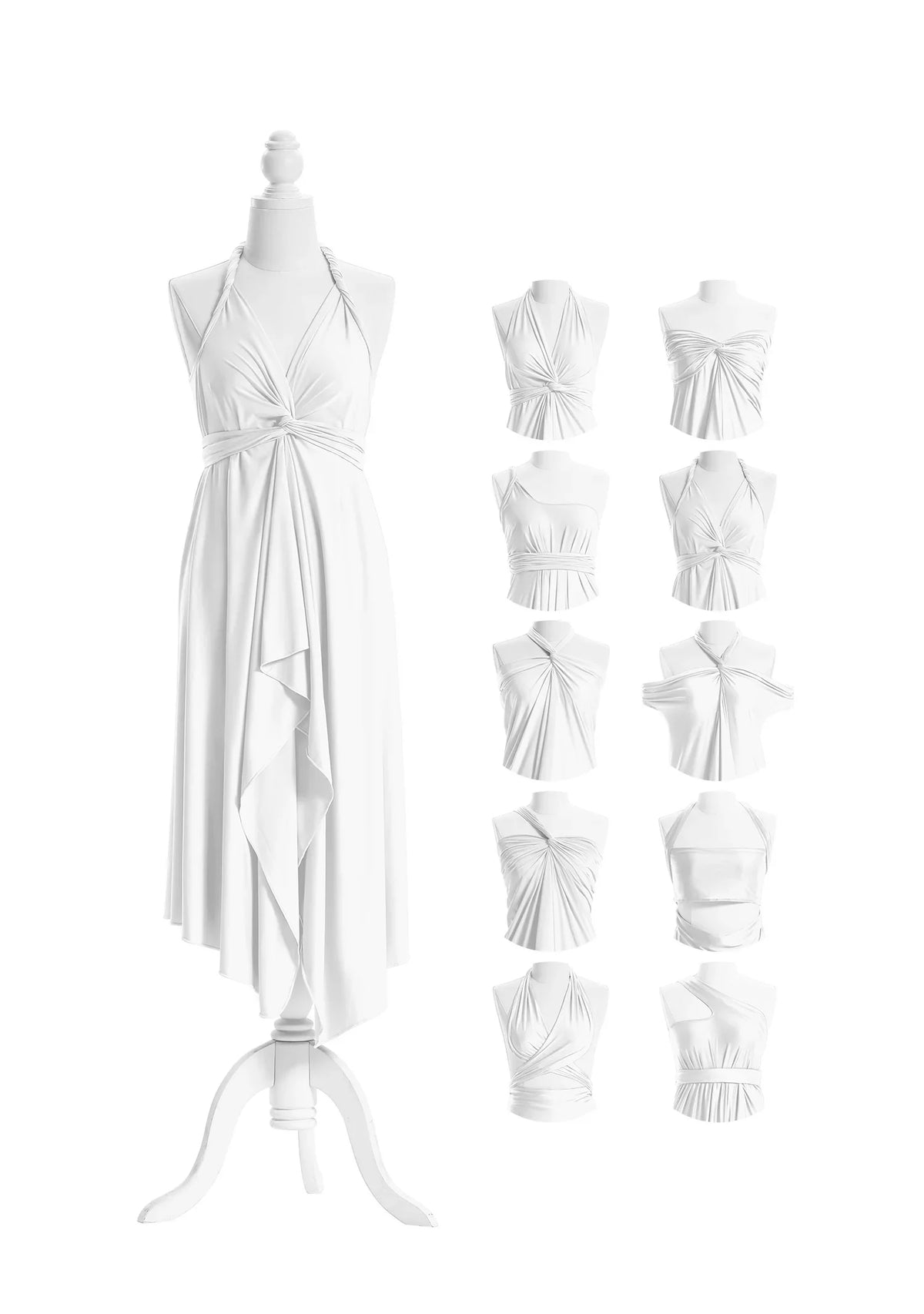 SandSea™ White Infinity Beach Dress