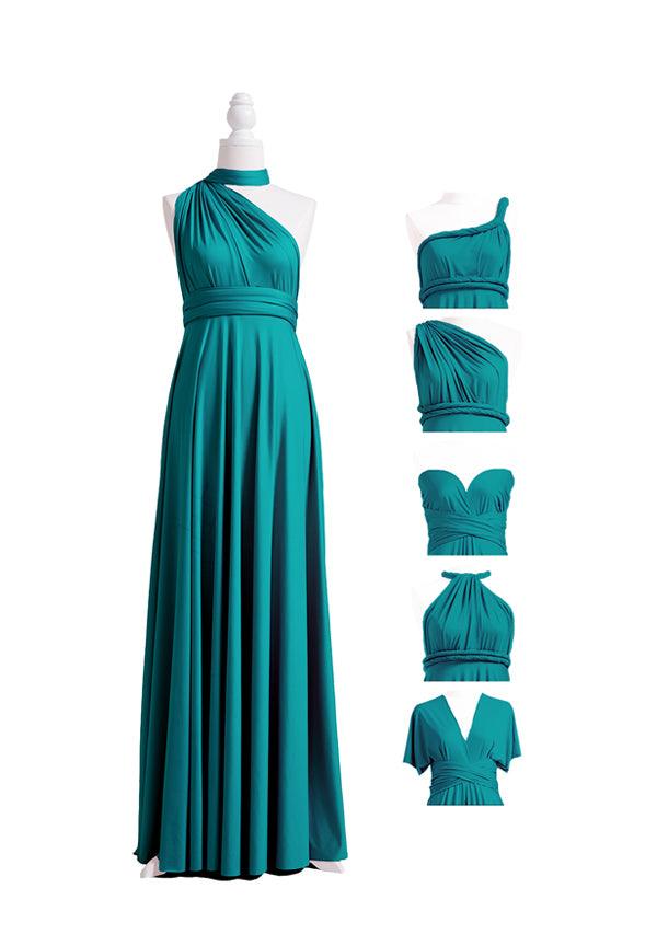 Teal Maxi Multiway Infinity Dress