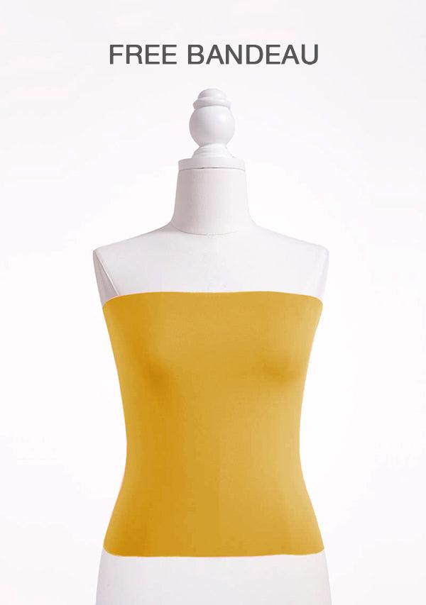 Mustard Yellow Multiway Infinity Dress Bandeau