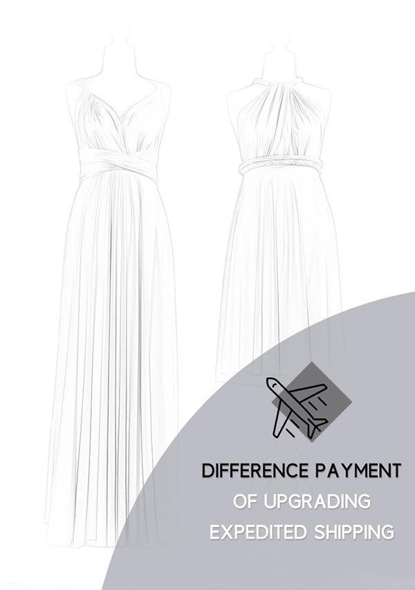 Difference Payment Of Upgrading Expedited Shipping & Exchanging Size - InfinityDress.com