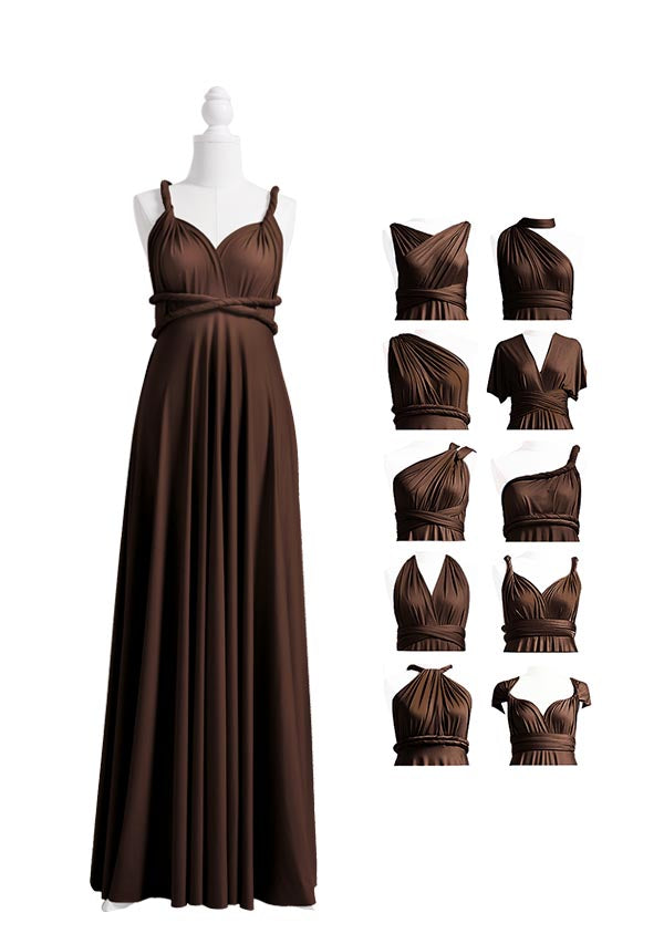 Brown Multiway Infinity Dress
