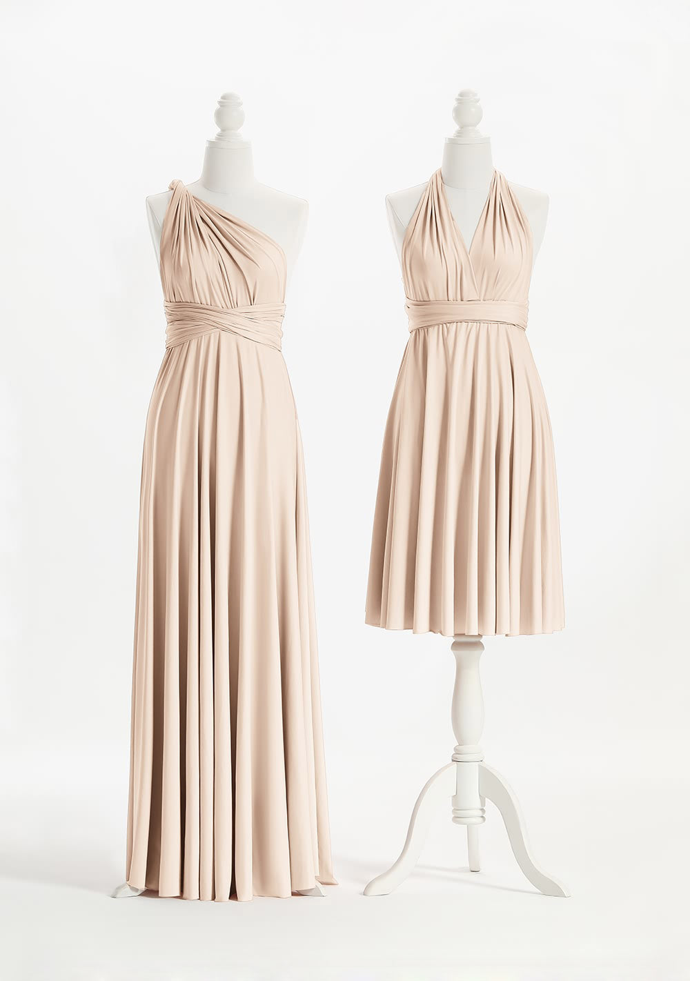 72Styles Champagne Multiway Infinity Dress