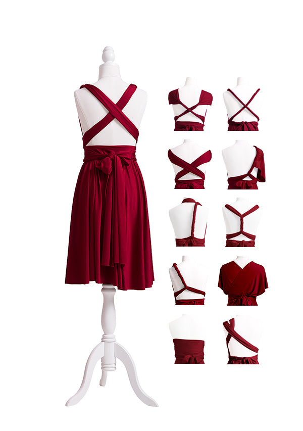 72Styles Burgundy Wine Multiway Convertible Infinity Dress