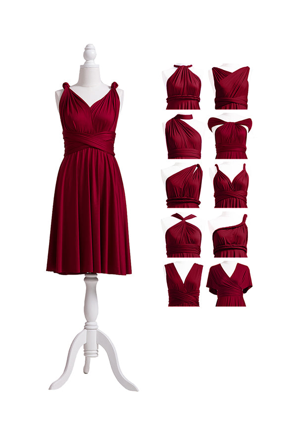 72Styles Burgundy Wine Multiway Convertible Infinity Dress